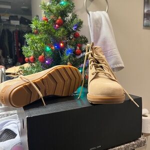Sorel Light Brown Lace-Up Boots